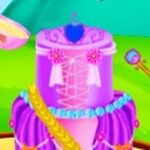 Princess Dress Cake – Fondant Cakes